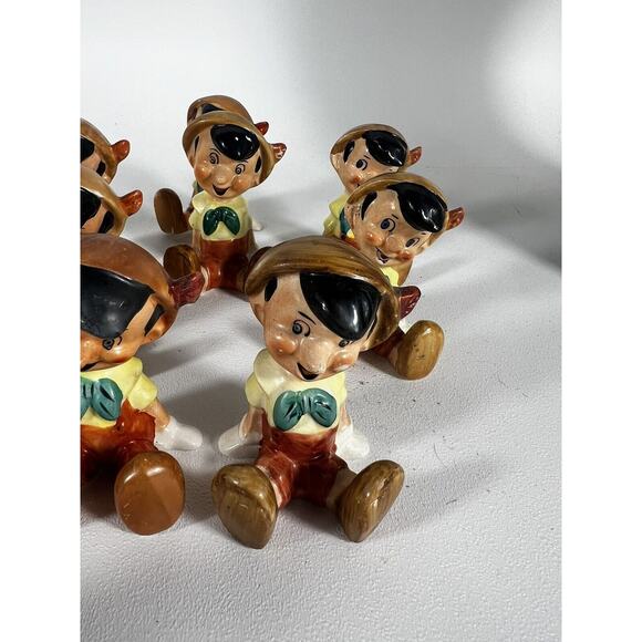 Rare Vintage Disney Pinocchio Sitting Ceramic Figurine – Made in Japan – 3" Tall - Picture 14 of 16